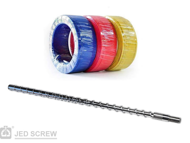LSZH Special Screw For Wire And Cable - SCREW BARREL OF WIRE AND CABLE EXTRUDER - 1