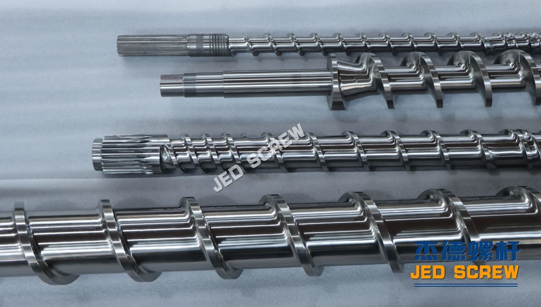 Jed, XLPE, PVC, PE, Low Smoke Halogen-Free Cable Extruder Screw - SCREW BARREL OF WIRE AND CABLE EXTRUDER - 1